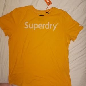 Gold superdry shirt